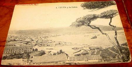Postales: ANTIGUA  POSTAL  DE CEUTA . CEUTA Y LA BAHIA - Foto 1