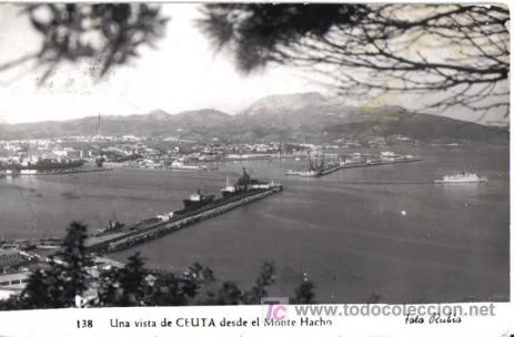 Postales: CEUTA VISTA DESDE EL MONTE HACHO - Foto 1