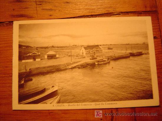 Postales: Postal de Ceuta-4 Muelle del Comercio - Foto 1