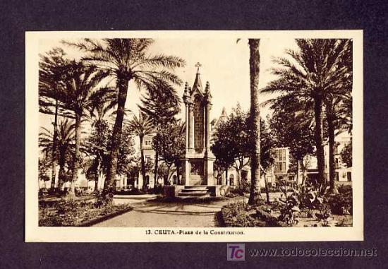 Postales: Postal de CEUTA:  Plaza de la Constitucion (Roisin num.13) - Foto 1