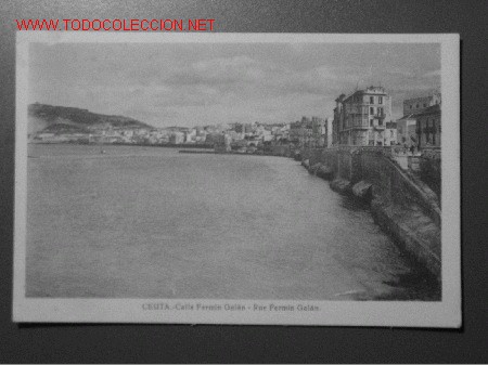 Postales: CEUTA      .    ANTIGUA POSTAL IMPRESA EN MARRONES - Foto 1