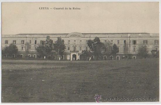 Postales: TARJETA POSTAL DE CEUTA CUARTEL DE LA REINA - Foto 1