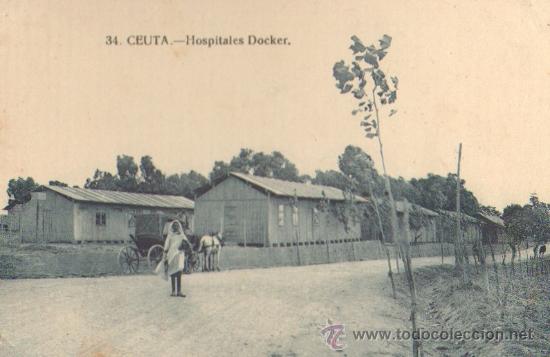 Postales: CEUTA. HOSPITALES DOCKER.   P-CEME-012 - Foto 1
