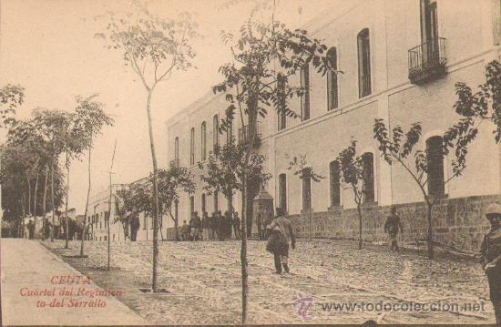 Postales: CEUTA. CUARTEL DEL REGIMIENTO DEL SERALLO.       P-CEME-032 - Foto 1