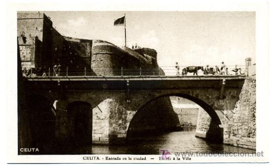 Postales: CEUTA, ENTRADA EN LA CIUDAD,    P23820 - Foto 1