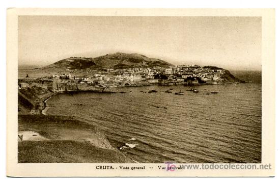 Postales: CEUTA,  VISTA GENERAL,    P23821 - Foto 1