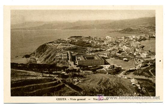Postales: CEUTA, VISTA GENERAL,    P23822 - Foto 1