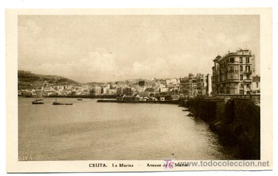Postales: CEUTA, LA MARINA,     P23825 - Foto 1