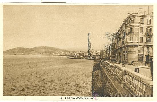 Postales: CEUTA. CALLE MARINA. - Foto 1