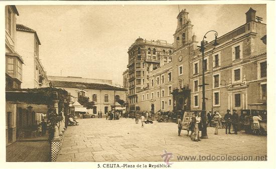 Postales: CEUTA. PLAZA DE LA REP&Uacute;BLICA. - Foto 1