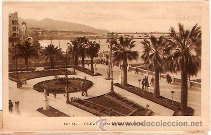 Postales: POSTAL CEUTA PASEO DE SAN SEBASTIAN - Foto 1