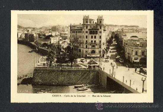 Postales: Postal de CEUTA: Calle de la Libertad - Foto 1
