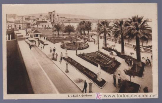 Postales: TARJETA POSTAL DE CEUTA. JARDINES. 7. - Foto 1