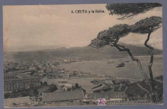 Postales: TARJETA POSTAL DE CEUTA Y LA BAHIA. 1. - Foto 1