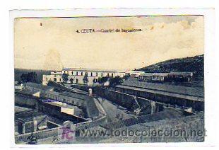 Postales: Ceuta. 4. Cuartel de Ingenieros. Escrita en 1924. - Foto 1