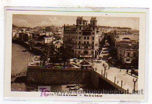Postales: Ceuta. Calle de la Libertad. Sin circular. - Foto 1