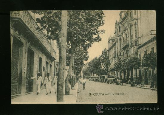Postales: Postal de Ceuta - El Rebell&iacute;n. Arribas - Foto 1