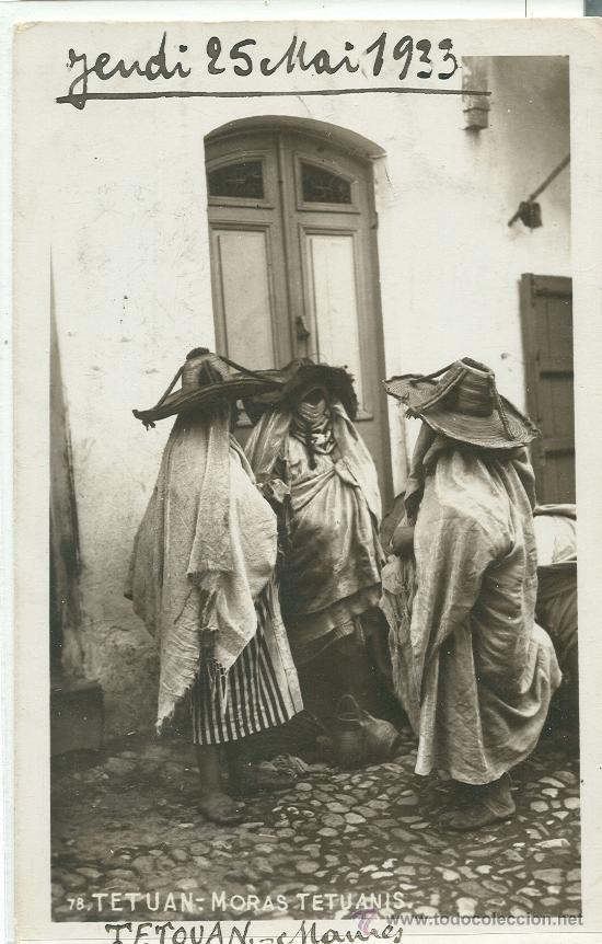 Postales: TETU&Aacute;N. MORAS TETUAN&Iacute;ES. - Foto 1