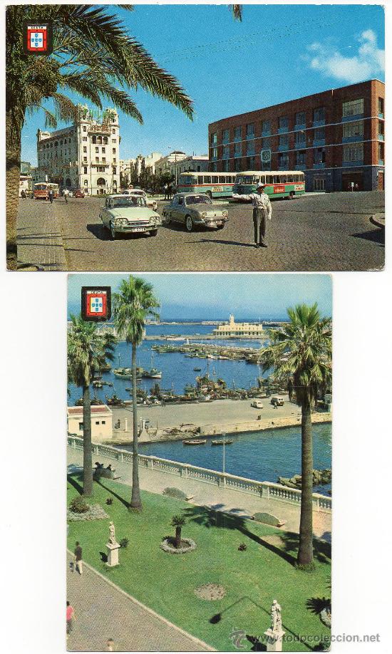 Postales: 2 TARJETA POSTAL DE LOS A&Ntilde;OS 60 DE CEUTA - Foto 1