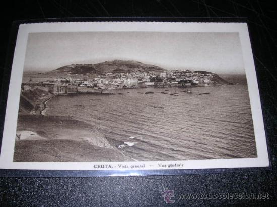 Postales: CEUTA.- VISTA GENERAL, 14X9 CM. - Foto 1
