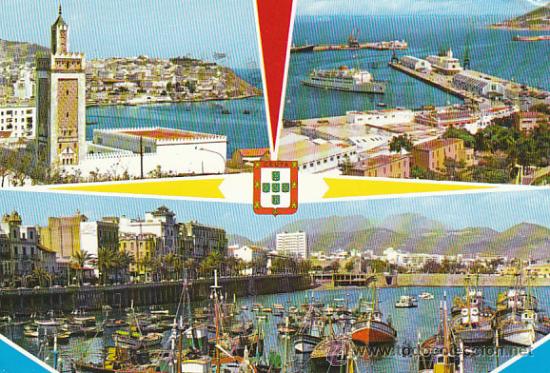 Postales: Ceuta, circulada en 1964 (ver dorso) - Foto 1