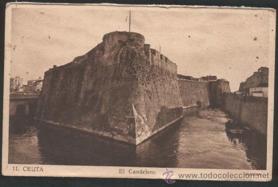 Postales: ANTIGUA POSTAL SIN USAR.CEUTA EL CANDELERO - Foto 1
