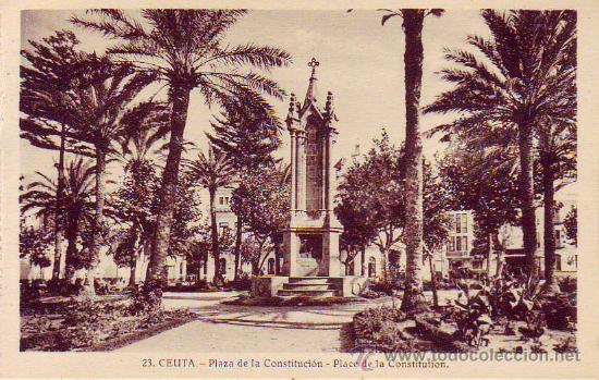Postales: 23 ceuta - plaza de la constitucion - roisin - Foto 1