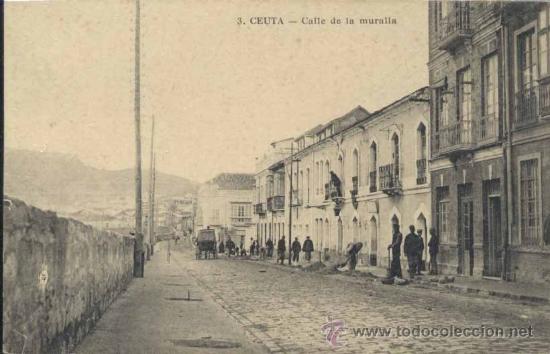 Postales: CEUTA.- CALLE DE LA MARINA - Foto 1