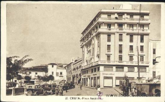Postales: CEUTA.- PLAZA AZCARATE - Foto 1
