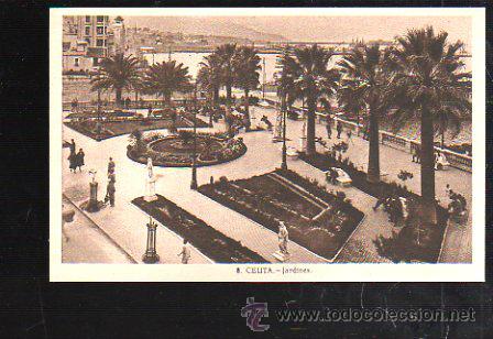 Postales: TARJETA POSTAL DE CEUTA - JARDINES. 8 - Foto 1