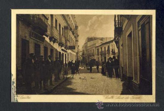 Postales: Postal de CEUTA: Calle de Luis Torres - Foto 1