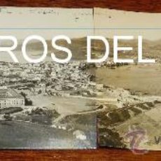 Postales: FOTO POSTAL DOBLE DE CEUTA, VISTA GENERAL, EPOCA DE ALFONSO XIII, SIN CIRCULAR, ESCRITA.. Lote 37753473