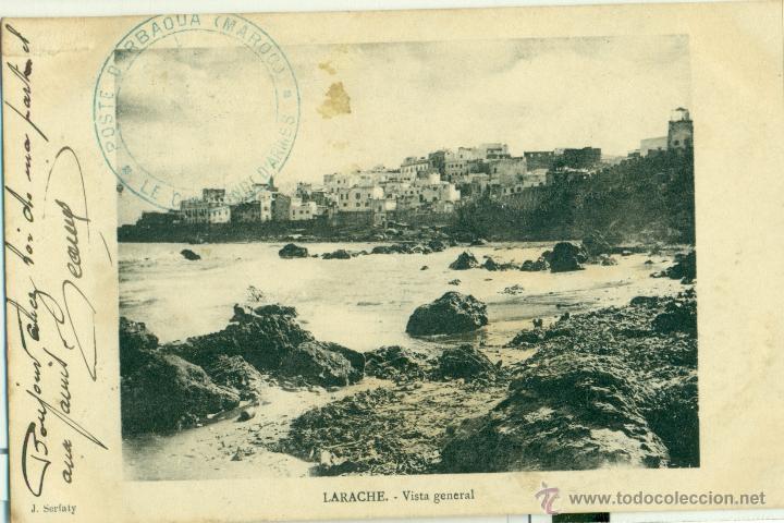 Postales: LARACHE. VISTA GENERAL. CIRCULADA EN 1912. - Foto 1