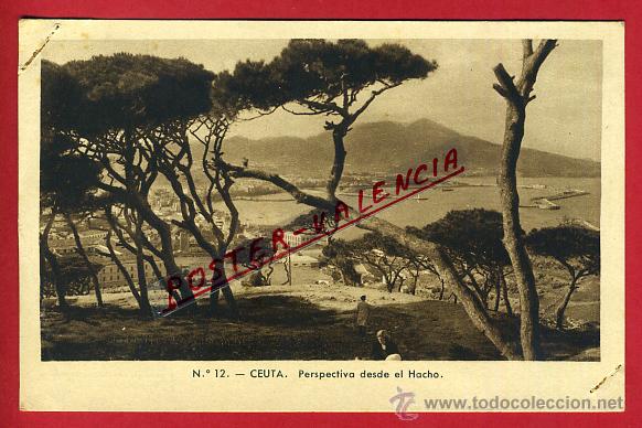 Postales: POSTAL, CEUTA, PERSPECTIVA DESDE EL HACHO, P90510 - Foto 1