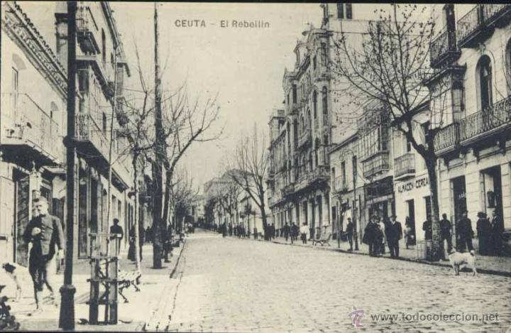 Postales: CEUTA.- EL REBELLIN - Foto 1