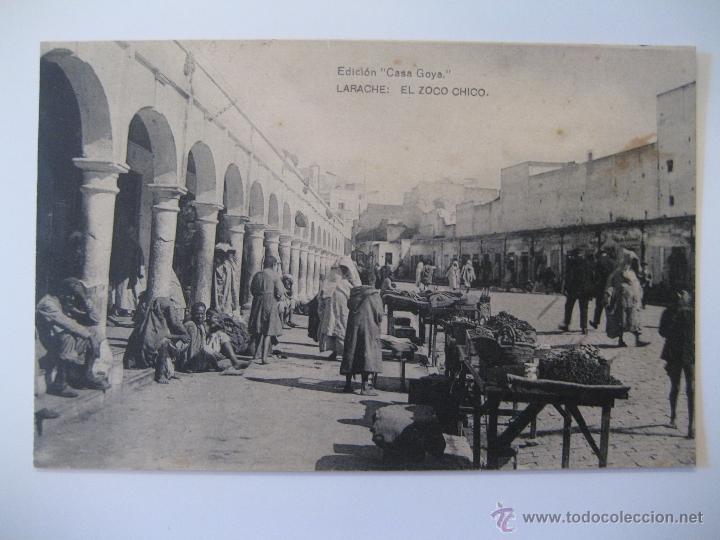 Postales: LARACHE: EL ZOCO CHICO. EDICI&Oacute;N CASA GOYA. - Foto 1