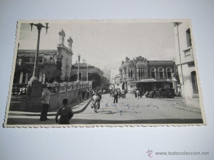 UNA VISTA DE CEUTA.REVERSO CON EL SELLO ESTAMPADO DE FOTO RUBIO.FOTOGRAFIA POSTAL (Postales - España - Ceuta Antigua (hasta 1939))