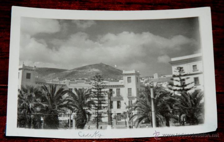 Postales: FOTOGRAFIA DE CEUTA, MIDE 10,3 X 7,2 CMS. - Foto 1