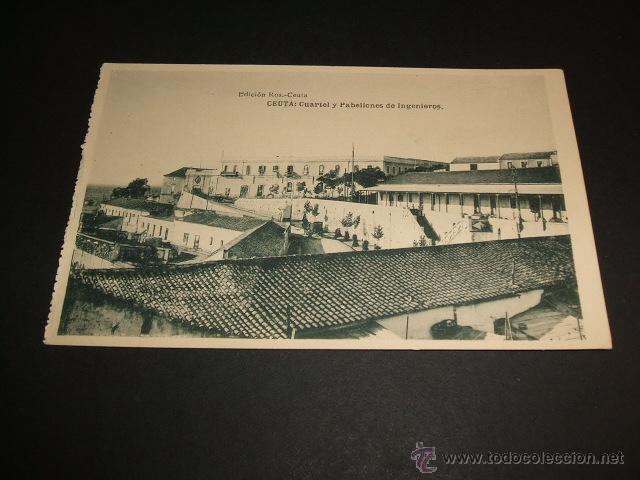 Postales: CEUTA CUARTEL Y PABELLONES DE INGENIEROS - Foto 1