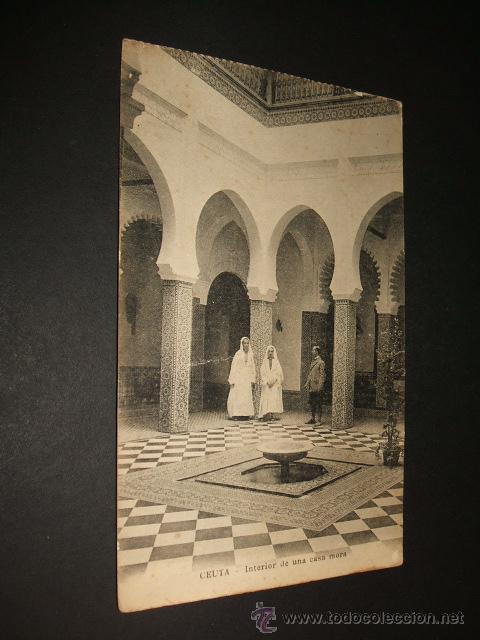 Postales: CEUTA INTERIOR DE UNA CASA MORA - Foto 1