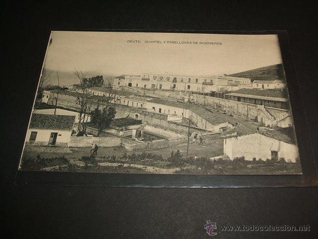 Postales: CEUTA CUARTEL Y PABELLONES DE INGENIEROS - Foto 1