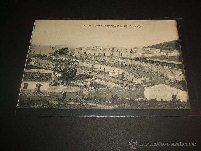 Postales: CEUTA CUARTEL Y PABELLONES DE INGENIEROS - Foto 1