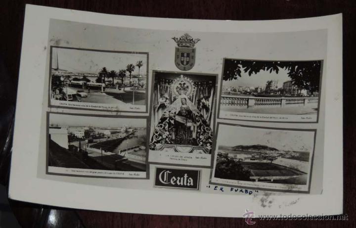 Postales: FOTO POSTAL DE CEUTA, 1958, CIRCULADA - Foto 1