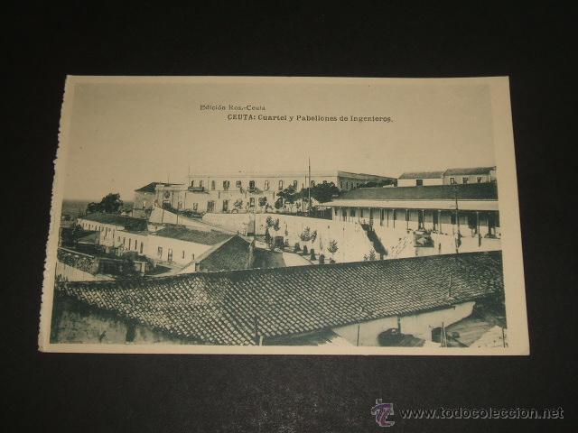 Postales: CEUTA CUARTEL Y PABELLONES DE INGENIEROS - Foto 1