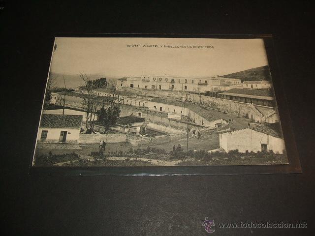 Postales: CEUTA CUARTEL Y PABELLONES DE INGENIEROS - Foto 1