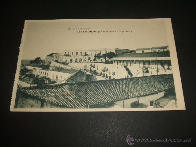 Postales: CEUTA CUARTEL Y PABELLONES DE INGENIEROS - Foto 1
