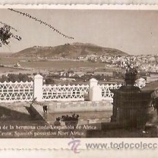 Postales: ANTIGUA POSTAL CEUTA UNA VISTA DE LA CIUDAD ESPAÑOLA DE AFRICA FOTO RUBIO ESCRITA 1951. Lote 46640021