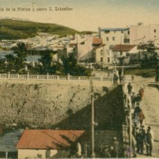 Cartes Postales: CEUTA. PUENTE DE LA ALMINA Y PASEO SAN SEBASTIÁN. HACIA 1910. EDICIÓN ANGEL RUBIO. Lote 47309808