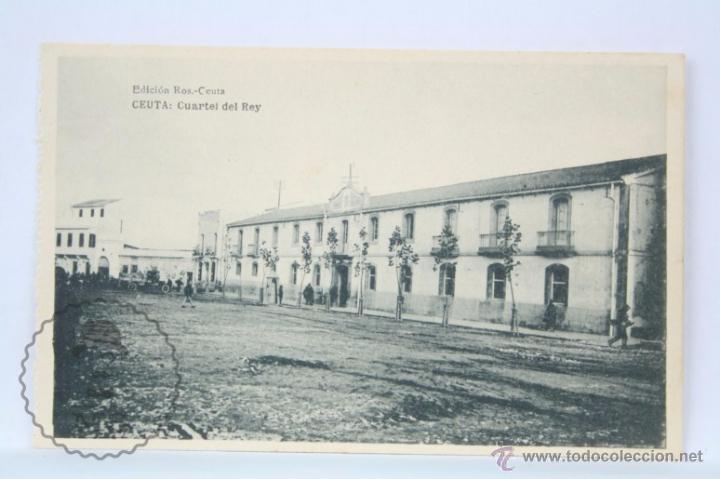 Postales: Antigua Postal - Ceuta. Cuartel del Rey - Hauser y Menet - Sin Circular - Foto 1
