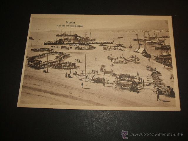 Postales: CEUTA MUELLE UN DIA DE DESEMBARCO - Foto 1